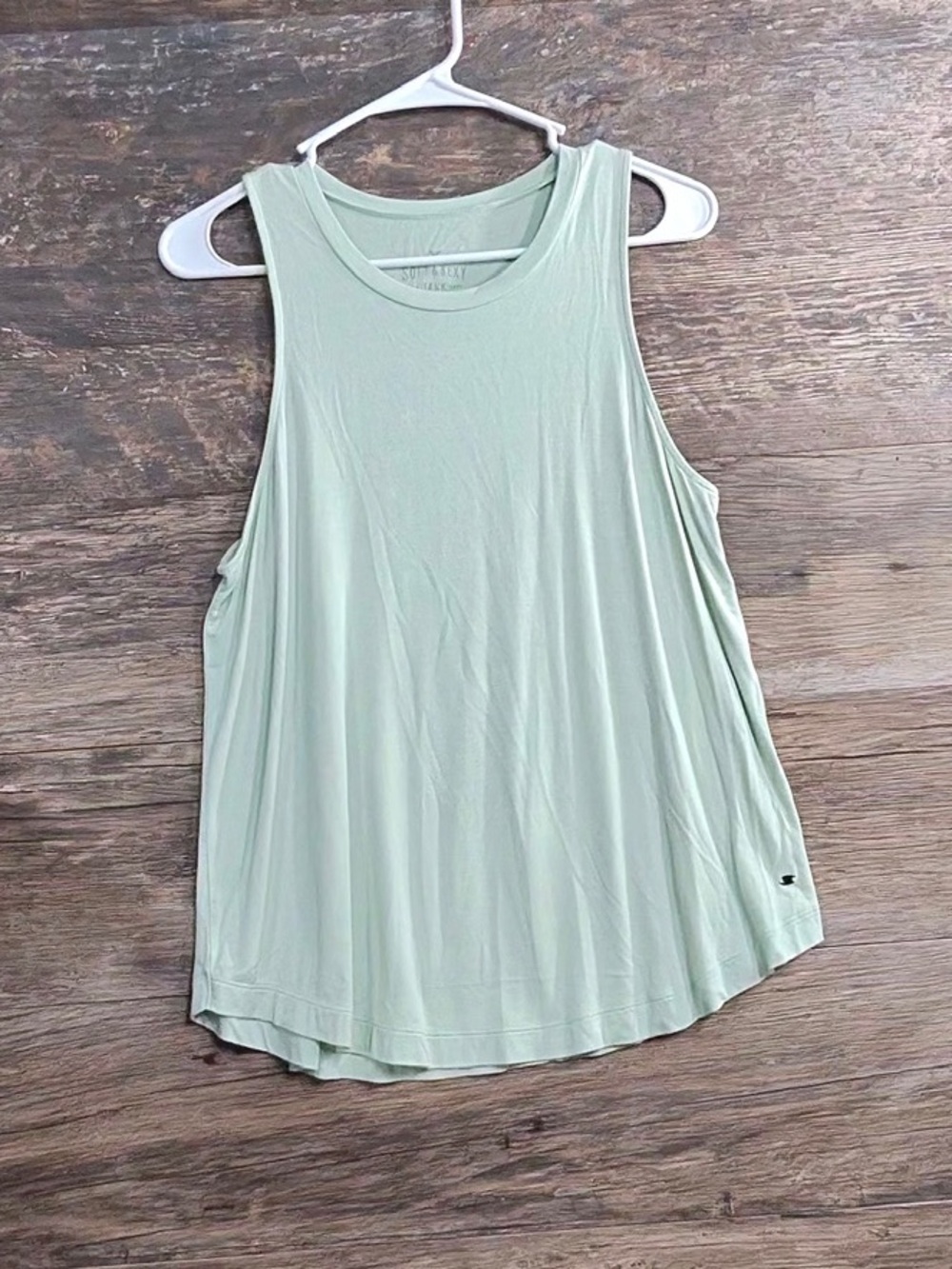 American Eagle Outfitters Mint Green Relaxed Tank Top